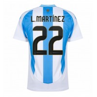 Argentinien Lautaro Martinez #22 Heimtrikot Copa America 2024 Kurzarm